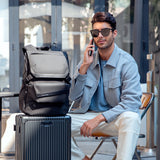 Combo 2 em 1: Mochila + Sling Bag Para Viagem e Negócios Notebook 15.6" Modelo DoublePack Mark Ryden