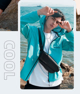 Shoulder Bag Antifurto masculina a prova dagua resistente a agua dia a dia diario uso  acolchoada confortável bolsa de ombro bolsa transversal bolsa lateral bolso secreto oculto celular cartao pochete casual smartphone preta