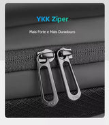 Shoulder Bag Antifurto masculina a prova dagua resistente a agua dia a dia diario uso  acolchoada confortável bolsa de ombro bolsa transversal bolsa lateral bolso secreto oculto celular cartao pochete casual smartphone preta