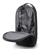 Shoulder Bag Antifurto masculina a prova dagua resistente a agua dia a dia diario uso acolchoada confortável bolsa de ombro bolsa transversal bolsa lateral bolso secreto oculto celular cartao casual smartphone preta trabalho trabalhar tablet porta USB minimalista