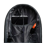 Shoulder Bag Antifurto masculina a prova dagua resistente a agua dia a dia diario uso acolchoada confortável bolsa de ombro bolsa transversal bolsa lateral bolso secreto oculto celular cartao casual smartphone preta trabalho trabalhar tablet porta USB minimalista