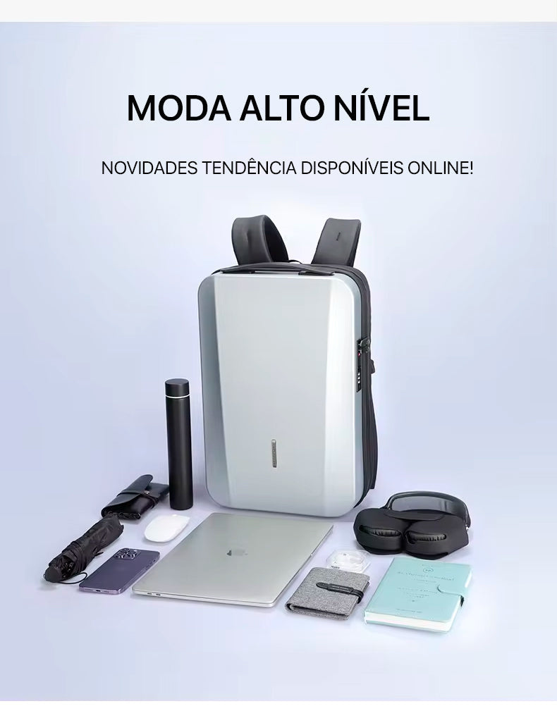 Mochila Executiva Notebook 17", USB e Cadeado TSA Modelo FUTURE RATIOARC MARK RYDEN